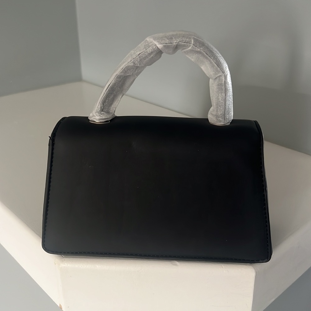 Black Rhinestone Bow Purse mini Bag - Picture 5 of 6